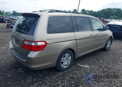 2007 Honda Odyssey Ex-L из США, поврежденный, VIN 5FNRL38757B133415